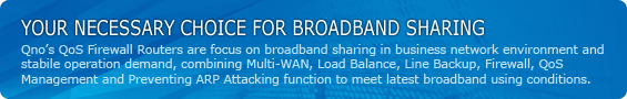 YOUR NECESSARY CHOICE FOR BROADBAND SHARING